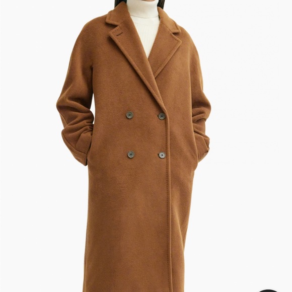 Aritzia Camel Coat Babaton The Slouch - Picture 2 of 6